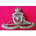 SA  Artillery gilding metal cap badge 1922-1926 ZUID - rare