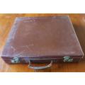 Vintage masonic regalia full-sized leather hard case - hard to find