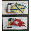 Ogden`s Cigarette Cards Flags and Funnels of Leading Steamship Lines 1906 full set of 50 - CV R4 000