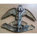 SA Regiment President Kruger gilding metal cap badge - 2 of 2