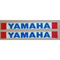 Pair of vintage Yamaha decal stickers