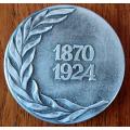 Russian medallion of Lenin 1870-1924
