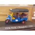 Tuk Tuk - Bangkok 1980 - Tricycle Taxi - Blue and Yellow