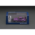 Porsche RWB 993 - Matte Purple with Mr Nakai figurine