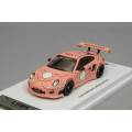 Porsche 997 LBWK - Pink Pig `CarLoverDiecast Special Edition` with Decals