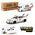 Porsche RWB 993 LBWK - Numero Reserve - White with Team Truck Packaging
