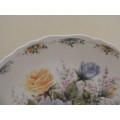 ROYAL ALBERT CABINET PLATE - "THE ROSE GARDEN COLLECTION - BLUE MOON"