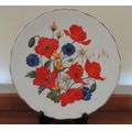 ROYAL ALBERT CABINET PLATE - "CORNFIELD POPPIES"