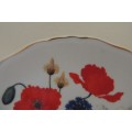 ROYAL ALBERT CABINET PLATE - "CORNFIELD POPPIES"