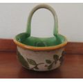 GOUDA HAND PAINTED PINCH BASKET - TANI 2648