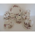 ROYAL ALBERT TEA SET WITH LARGE TEA POT - "LAVENDER ROSE" Reserved for MAGBEZ