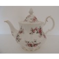 ROYAL ALBERT TEA SET WITH LARGE TEA POT - "LAVENDER ROSE" Reserved for MAGBEZ