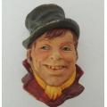 MAGNIFICENT CHALKWARE HEAD - "ARTFUL DODGER" by Legend Products