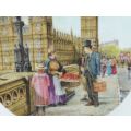 DAVENPORT CRIES OF LONDON LIMITED EDITION PLATE - "THE STRAWBERRY SELLER" WITH COP & BOXED