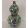 EXQUISITE CHINESE DOUBLE GOURD VASE