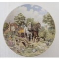 WEDGWOOD PLATE - "OFF TO WORK" BY JOHN CHAPMAN