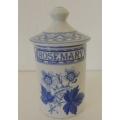 COPELAND SPODE BLUE ROOM COLLECTION SPICE CANNISTERS - SET OF 6