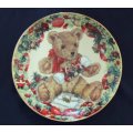 Franklin Mint Heirloom Plate - `TEDDY`S FIRST CHRISTMAS` (Price reduced)