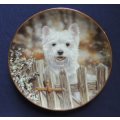 Danbury Mint WESTIES Collector`s Plate - MAY I COME IN?