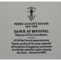 Crown Staffordshire Cabinet Plate - PIERRE AUGUST RENOIR `DANCE AT BOUGIVAL`