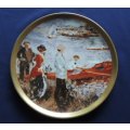 Crown Staffordshire Cabinet Plate - PIERRE AUGUST RENOIR `OARSMEN AT CHATOU`