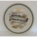 Portmeirion The Compleat Angler Dinner Plate - No 3 Sewen Welsh Sea Trout
