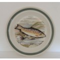 Portmeirion The Compleat Angler Dinner Plate - No 4 Gillaroo Irish Sea Trout