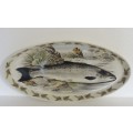 Portmeirion The Compleat Angler Large Oven Dish (SALMON) - 49.5 cm