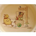 Royal Doulton Bunnykins Porridge Bowl - signed by Barbara Vernon - PRICE REDUCED