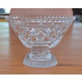 Footed Cut Glass Sweet Dish