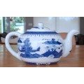 Oriental Teapot, Milk Jug and Sugar Bowl