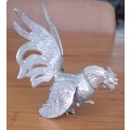 Vintage Fighting Cocks - silver plated PRICE REDUCED