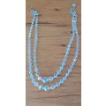 Crystal Necklace Double Strand - PRICE REDUCED