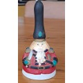 Father Christmas Ceramic Bell