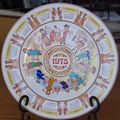 Wedgwood Calendar Plate 1975 - Children`s Games