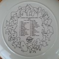 Wedgwood Calendar Plate 1984 - Dogs