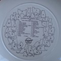 Wedgwood Calendar Plate 1985 - Cats