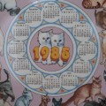 Wedgwood Calendar Plate 1985 - Cats