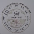 Wedgwood Calendar Plate 1986 - Garden Birds