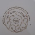 Wedgwood Calendar Plate 1991 - The Herb Garden
