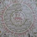 Wedgwood Calendar Plate 1991 - The Herb Garden