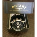 *** ROTARY AQUASPEED GENTS CHRONOGRAPH with Tachymeter  + 2 Straps **