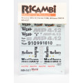 Revell McLaren Mercedes MP 4/12 with Ricambi decals