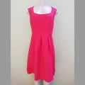 RED FIT & FLARE DRESS - 9 & CO (6)
