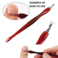 CUTICLE TRIMMER WITH PUSHER