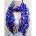 PACK OF 4 SCARVES - DIFFERENT BLUES