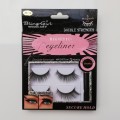 EYELASHES WITH MAGNETIC EYELINER (3 PAIRS IN BOX) 3D 18
