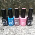 3 x UV GEL COLORS WITH BASE and TOP COAT