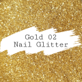 FINE NAIL GLITTER 5ml - GOLD 02