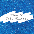 FINE NAIL GLITTER 5ml - BLUE 03